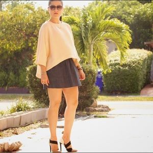 Light Peach Over Sized Top